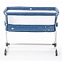 Детская приставная кроватка Nuovita Accanto, цвет - Blu scuro Lino/Темно-синий лён  - миниатюра №4